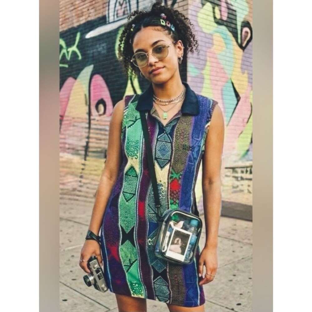 90's Vtg COOGI Australia Sleeveless Mini Dress * Womens SMALL * RARE!!!
